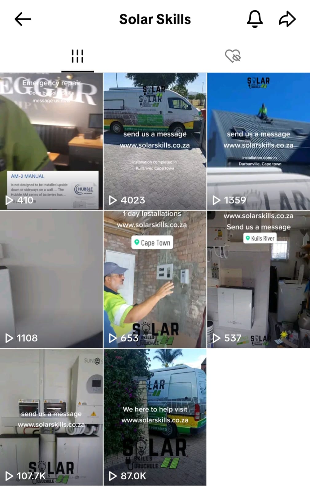 tiktok solar skills